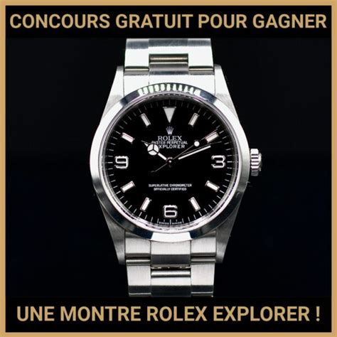 concours pour gagner une rolex|Questions les plus fréquentes .